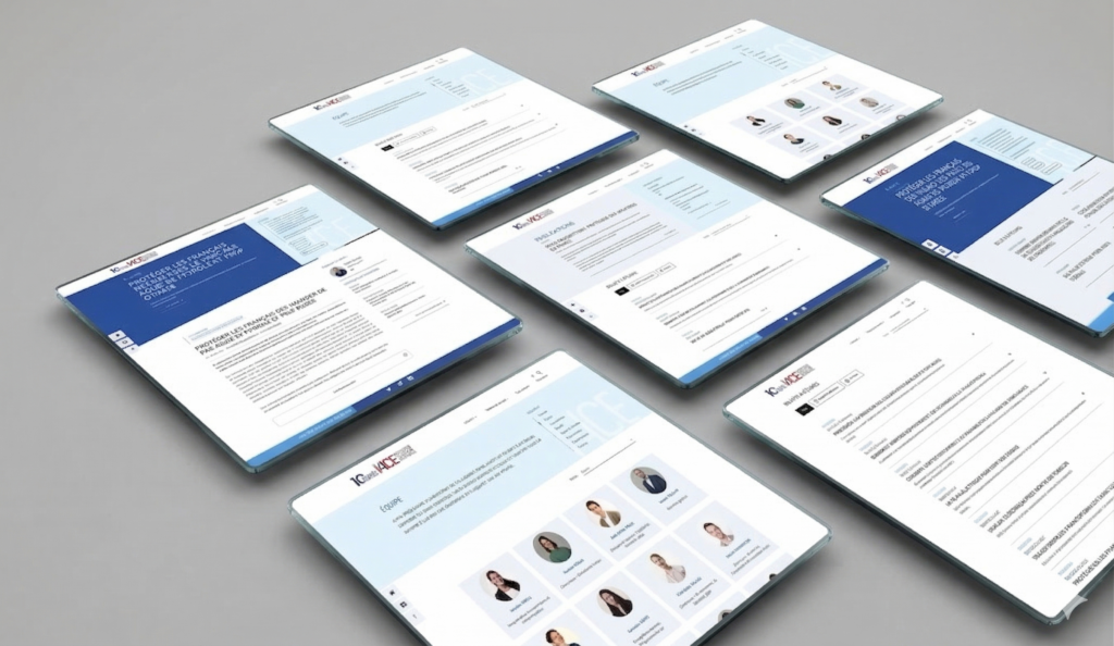 Interface du site internet I4CE - Institut de l'Économie pour le Climat
