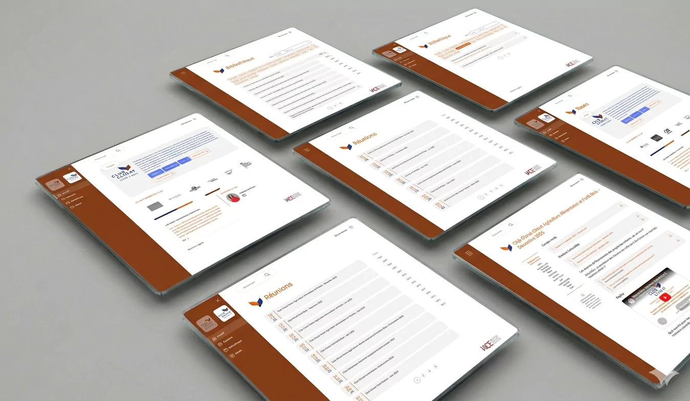 Création extranet sur mesure : Clubs I4CE pour décideurs